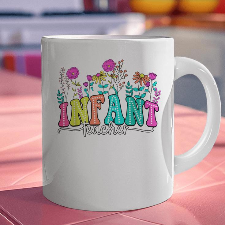 Infant Teacher Floral First Day Back To School Teaching Graphic Print Coffee Mug, gift for family, gift for coworker Infant Teacher Floral First Day Back To School Teaching Graphic Print Coffee Mug, gift for family, gift for coworker