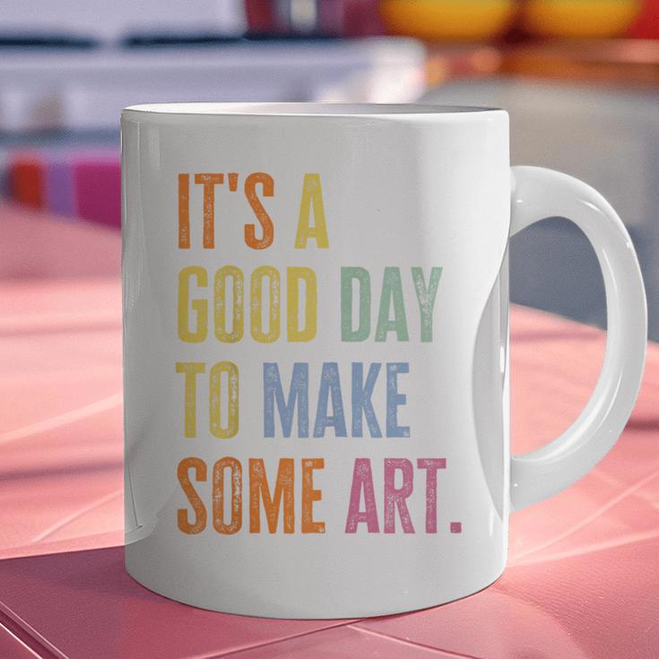 It's A Good Day To Make Art Artist Teacher Painter Graphic Print Coffee Mug, gift for family, gift for coworker It's A Good Day To Make Art Artist Teacher Painter Graphic Print Coffee Mug, gift for family, gift for coworker