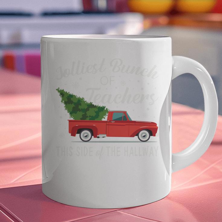 Jolliest Bunch Of Teachers This Side Of The Hallway Graphic Print Coffee Mug, gift for family, gift for coworker Jolliest Bunch Of Teachers This Side Of The Hallway Graphic Print Coffee Mug, gift for family, gift for coworker