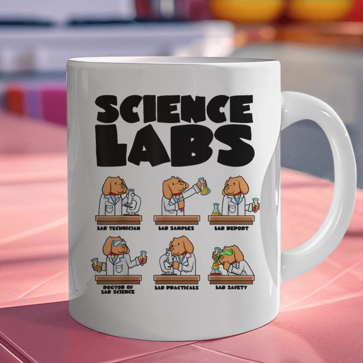 Labrador Retriever Science Labs Dog Lover Teacher Graphic Print Coffee Mug, Science Teacher Mugs, gift for family, gift for coworker