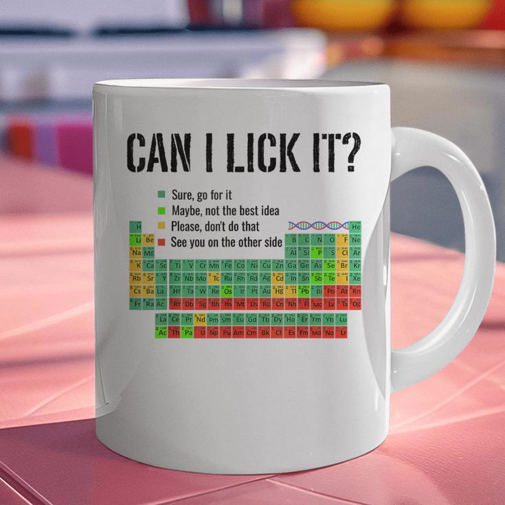 Can I Lick It Periodic Table Chart Science Teacher Graphic Print Coffee Mug, Science Teacher Mugs, gift for family, gift for coworker Can I Lick It Periodic Table Chart Science Teacher Graphic Print Coffee Mug, Science Teacher Mugs, gift for family, gift for coworker