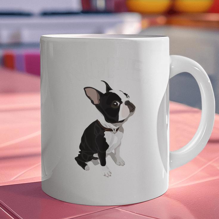 Love NOPE Boston Terrier Dog Lover Graphic Print Coffee Mug, gift for family, gift for coworker