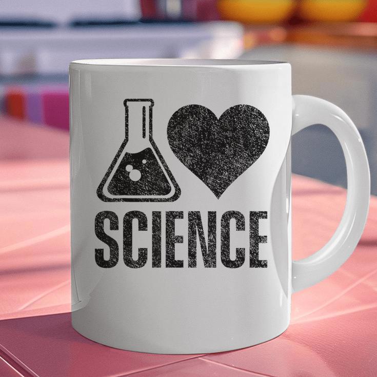 I Love Science Lover Teacher Scientist Sciences Graphic Print Coffee Mug, Science Teacher Mugs, gift for family, gift for coworker