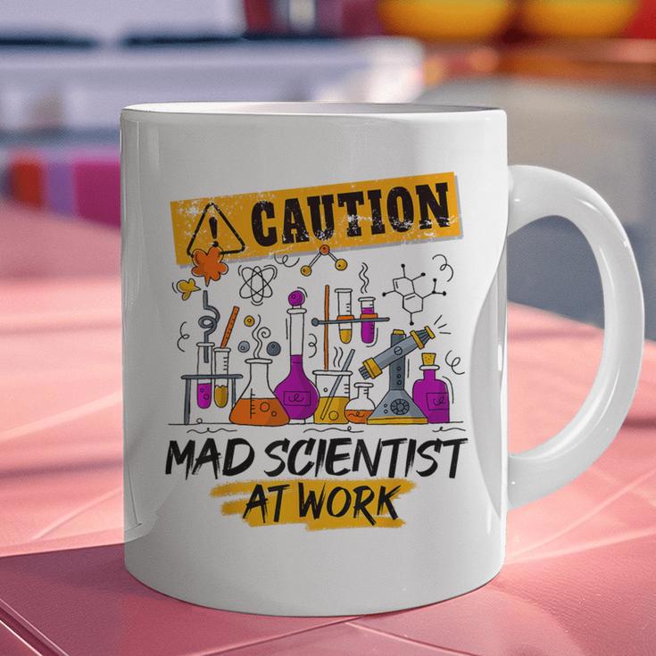 Mad Scientist Halloween Costume Science Teacher Graphic Print Coffee Mug, Science Teacher Mugs, gift for family, gift for coworker