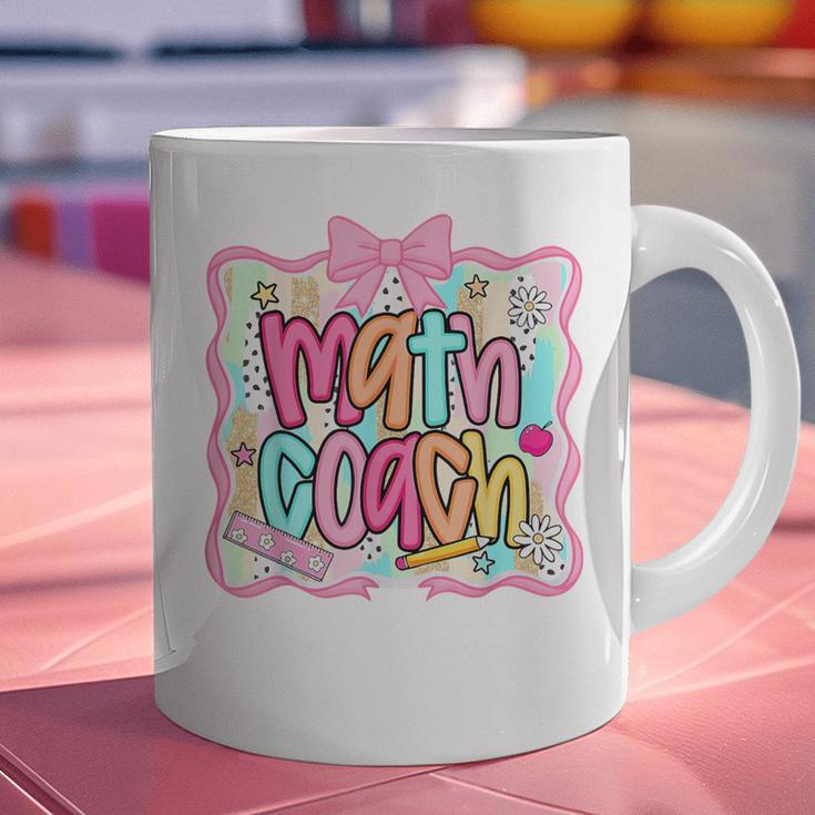 Math Coach Back To School Math Teacher Graphic Print Coffee Mug, gift for family, gift for coworker