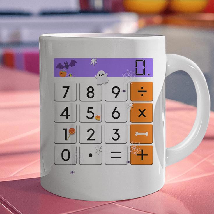 Math Teacher Halloween Costume Calculator Math Pun Graphic Print Coffee Mug, gift for family, gift for coworker Math Teacher Halloween Costume Calculator Math Pun Graphic Print Coffee Mug, gift for family, gift for coworker