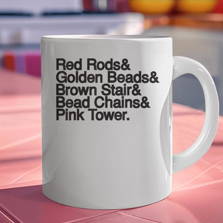 Montessori Helvetica Education Teacher Graphic Print Coffee Mug, gift for family, gift for coworker