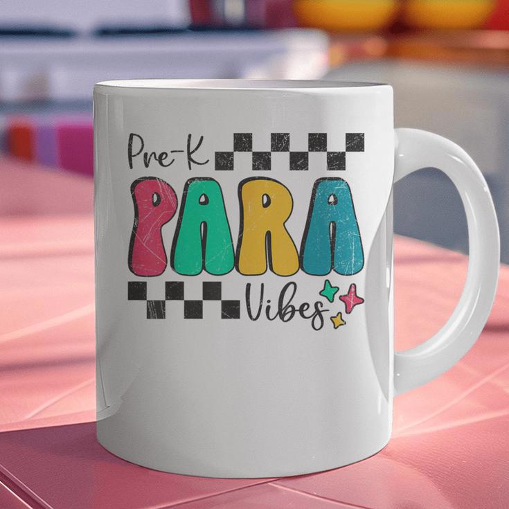 Pre-K Paraprofessional Teacher Back To School Vibes Graphic Print Coffee Mug, gift for family, gift for coworker Pre-K Paraprofessional Teacher Back To School Vibes Graphic Print Coffee Mug, gift for family, gift for coworker