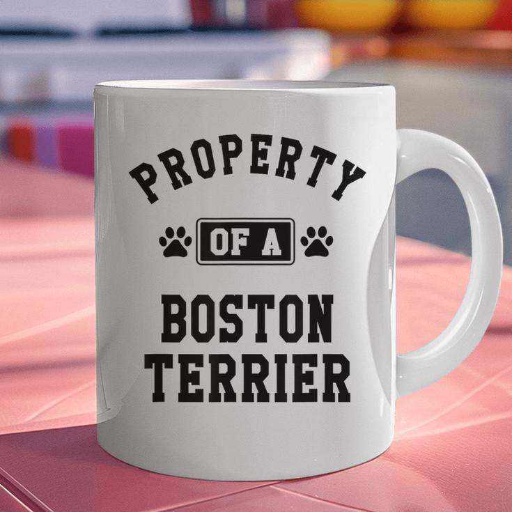 Property Of Boston Terrier Boston Terrier Shirt Graphic Print Coffee Mug, gift for family, gift for coworker