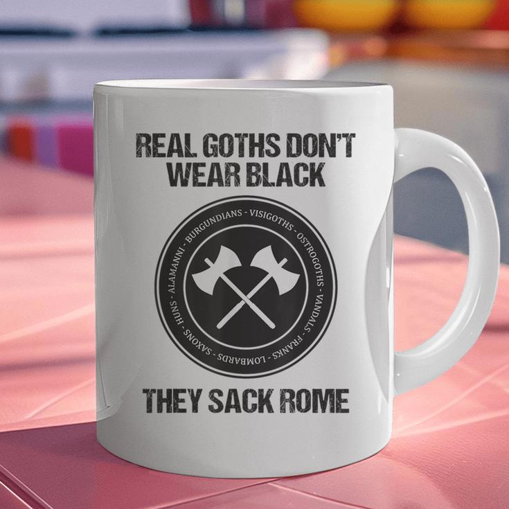 Real Goths Sack Rome History Teacher Graphic Print Coffee Mug, History Teacher Mugs, gift for family, gift for coworker