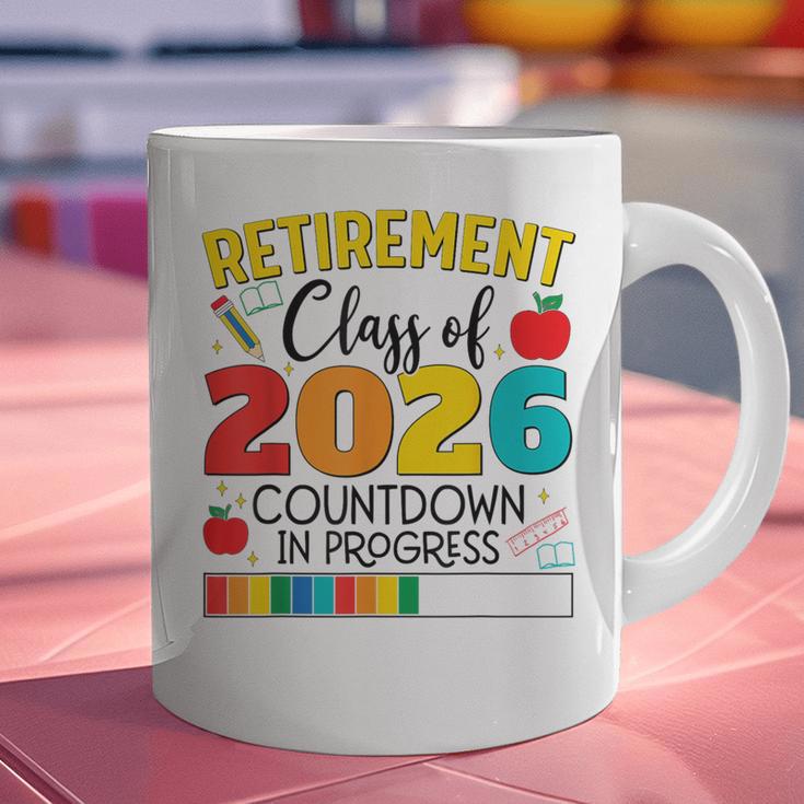 Retirement Class Of 2026 Countdown In Progress Teacher Graphic Print Coffee Mug, gift for family, gift for coworker