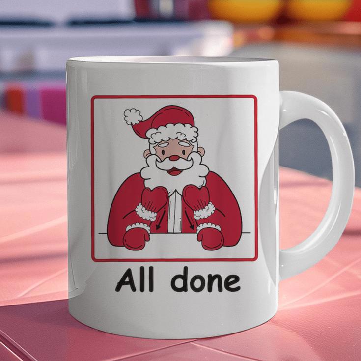 Retro All Done Christmas Special Ed Teacher Team Santa Women Graphic Print Coffee Mug, gift for family, gift for coworker Retro All Done Christmas Special Ed Teacher Team Santa Women Graphic Print Coffee Mug, gift for family, gift for coworker
