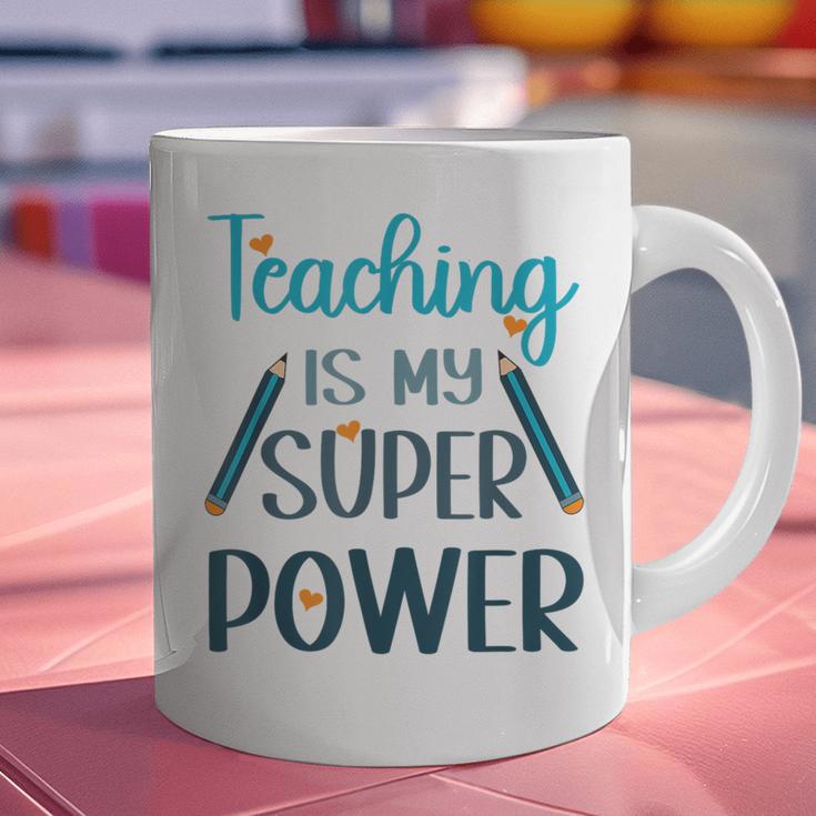 Retro Groovy Teaching Is My Super Power Teacher's Present Men Women Graphic Print Coffee Mug, gift for family, gift for coworker Retro Groovy Teaching Is My Super Power Teacher's Present Men Women Graphic Print Coffee Mug, gift for family, gift for coworker