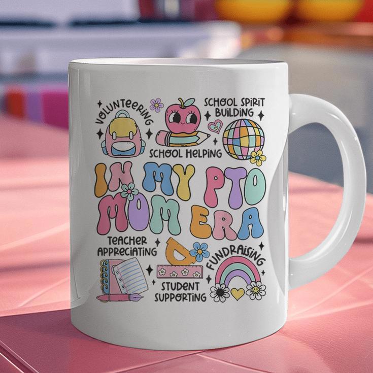Retro In My PTO Mom Era Parent Organization Team Teacher Graphic Print Coffee Mug, gift for family, gift for coworker Retro In My PTO Mom Era Parent Organization Team Teacher Graphic Print Coffee Mug, gift for family, gift for coworker