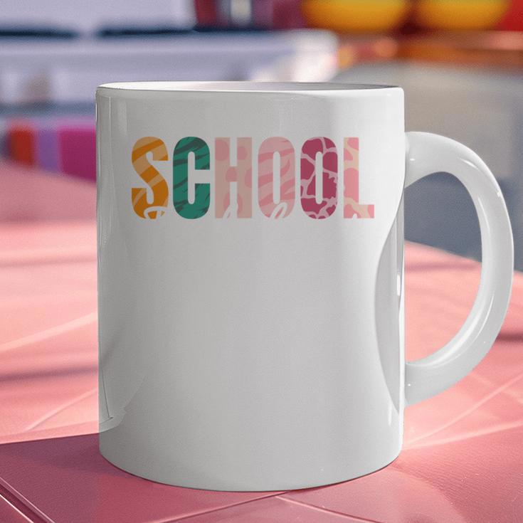 School Psychologist Rainbow Psychology Teacher Graphic Print Coffee Mug, gift for family, gift for coworker