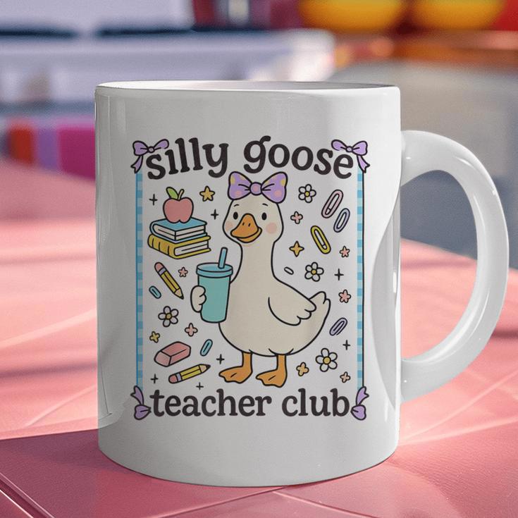 Silly Goose Teacher Club Silly Goose For Teacher Graphic Print Coffee Mug, gift for family, gift for coworker