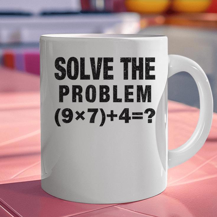 Solve The Problem 9×74 Math Teacher Graphic Print Coffee Mug, gift for family, gift for coworker Solve The Problem 9×74 Math Teacher Graphic Print Coffee Mug, gift for family, gift for coworker