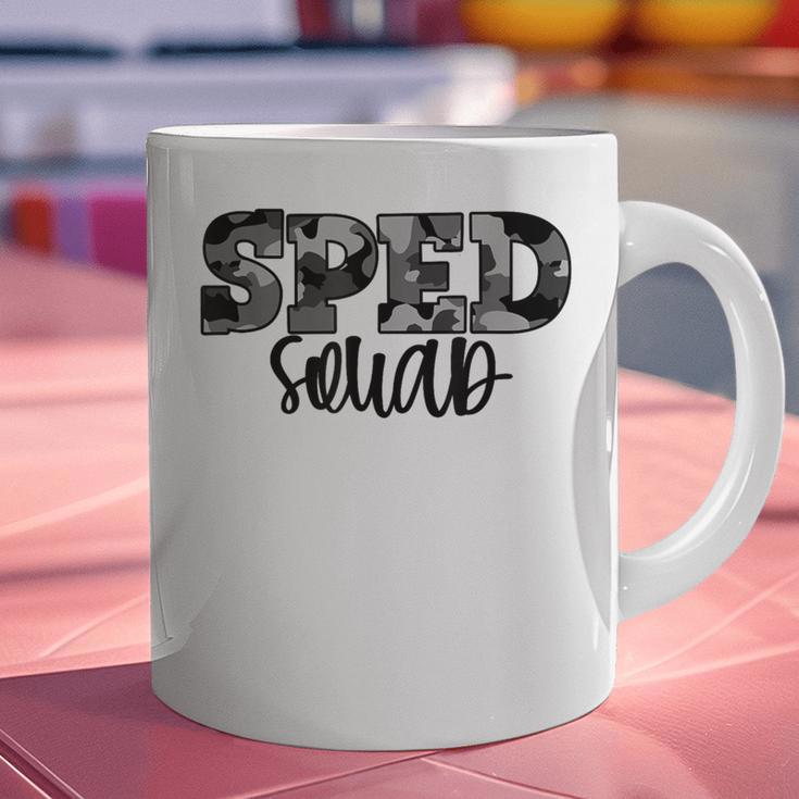 Special Education Squad Camo SPED Teacher Graphic Print Coffee Mug, gift for family, gift for coworker Special Education Squad Camo SPED Teacher Graphic Print Coffee Mug, gift for family, gift for coworker