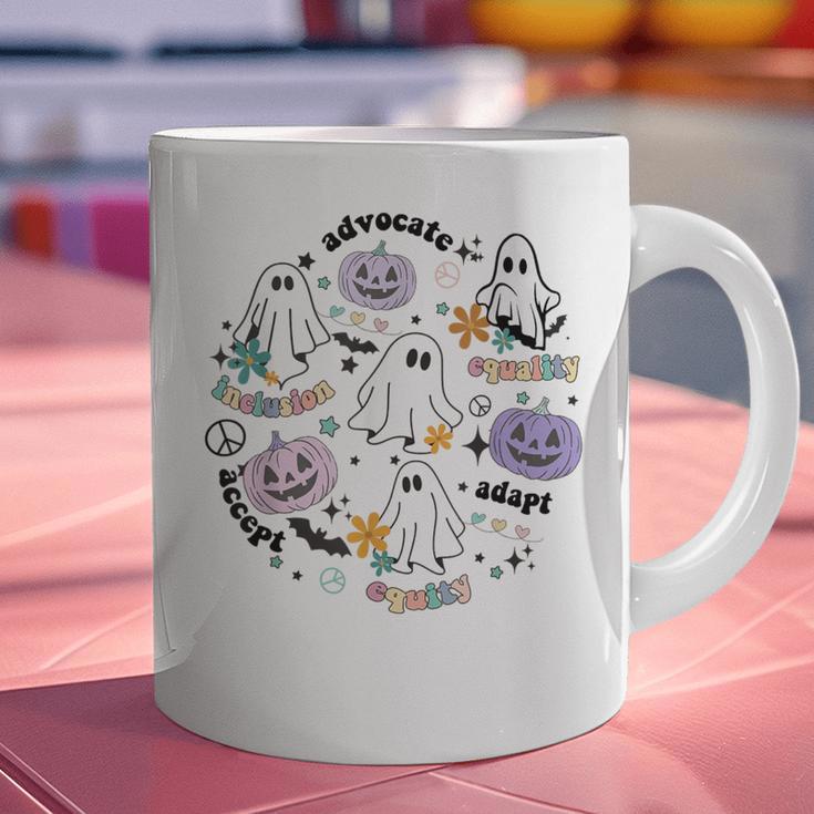 Special Education Teacher Halloween Pumpkin Ghost Inclusion Graphic Print Coffee Mug, gift for family, gift for coworker Special Education Teacher Halloween Pumpkin Ghost Inclusion Graphic Print Coffee Mug, gift for family, gift for coworker