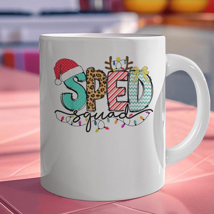 SPED Squad Special Education Teacher Autism Christmas Women Graphic Print Coffee Mug, gift for family, gift for coworker