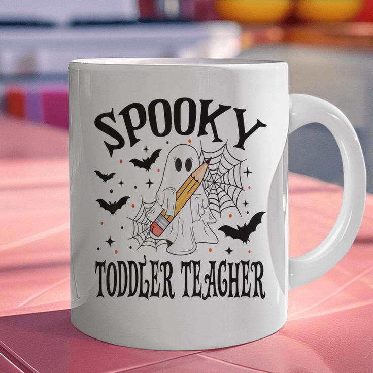 Spooky Toddler Teacher Halloween School Graphic Print Coffee Mug, gift for family, gift for coworker Spooky Toddler Teacher Halloween School Graphic Print Coffee Mug, gift for family, gift for coworker