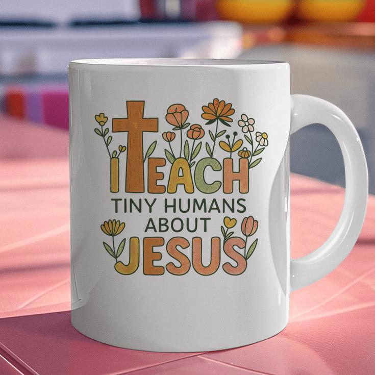 I Teach Tiny Humans About Jesus Christian Teacher Religious Graphic Print Coffee Mug, gift for family, gift for coworker I Teach Tiny Humans About Jesus Christian Teacher Religious Graphic Print Coffee Mug, gift for family, gift for coworker