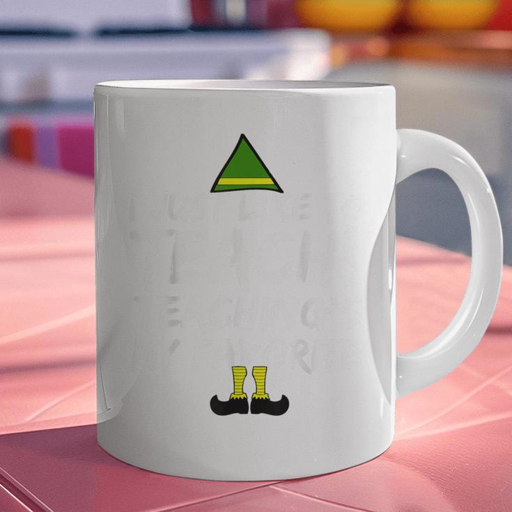 Teacher Christmas Teaching Is My Favorite Graphic Print Coffee Mug, gift for family, gift for coworker Teacher Christmas Teaching Is My Favorite Graphic Print Coffee Mug, gift for family, gift for coworker