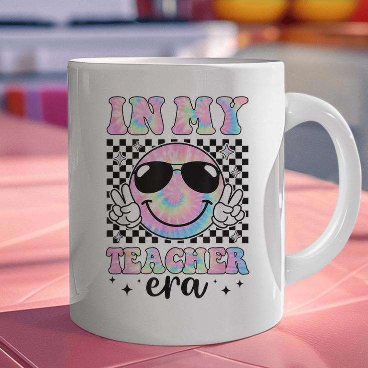 In My Teacher Era Groovy Tie Dye Back To School Cute Teacher Graphic Print Coffee Mug, Groovy Teacher Mugs, gift for family, gift for coworker In My Teacher Era Groovy Tie Dye Back To School Cute Teacher Graphic Print Coffee Mug, Groovy Teacher Mugs, gift for family, gift for coworker