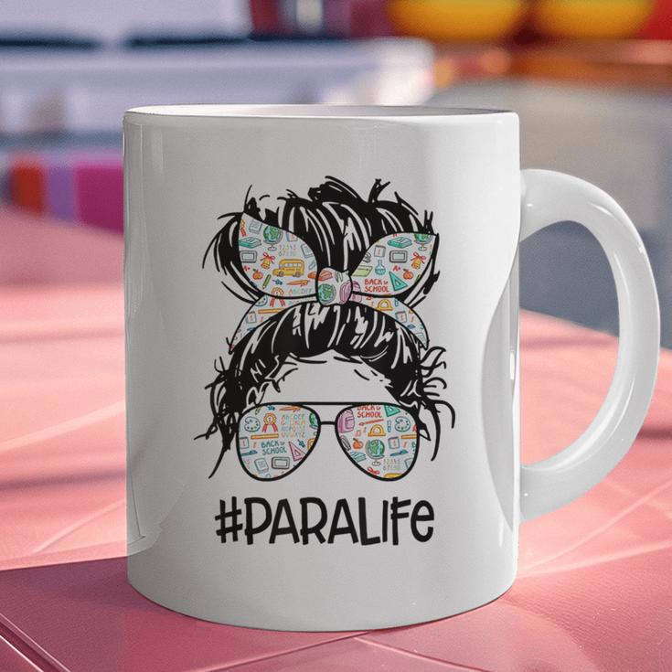 Teacher Para Life Tee Paraprofessional Cute Messy Bun Graphic Print Coffee Mug, gift for family, gift for coworker Teacher Para Life Tee Paraprofessional Cute Messy Bun Graphic Print Coffee Mug, gift for family, gift for coworker
