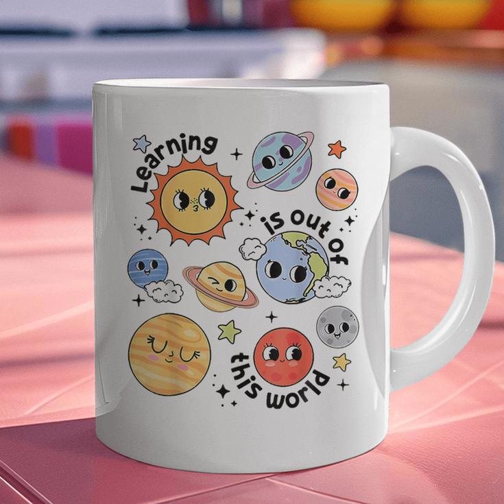 Teacher Space Science Learning Is Out Of World Solar System Graphic Print Coffee Mug, Science Teacher Mugs, gift for family, gift for coworker Teacher Space Science Learning Is Out Of World Solar System Graphic Print Coffee Mug, Science Teacher Mugs, gift for family, gift for coworker
