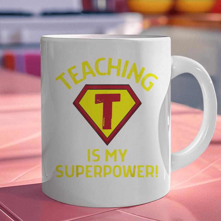 Teaching Is My Superpower Fun Elementary Teacher 1st Grade Graphic Print Coffee Mug, gift for family, gift for coworker Teaching Is My Superpower Fun Elementary Teacher 1st Grade Graphic Print Coffee Mug, gift for family, gift for coworker