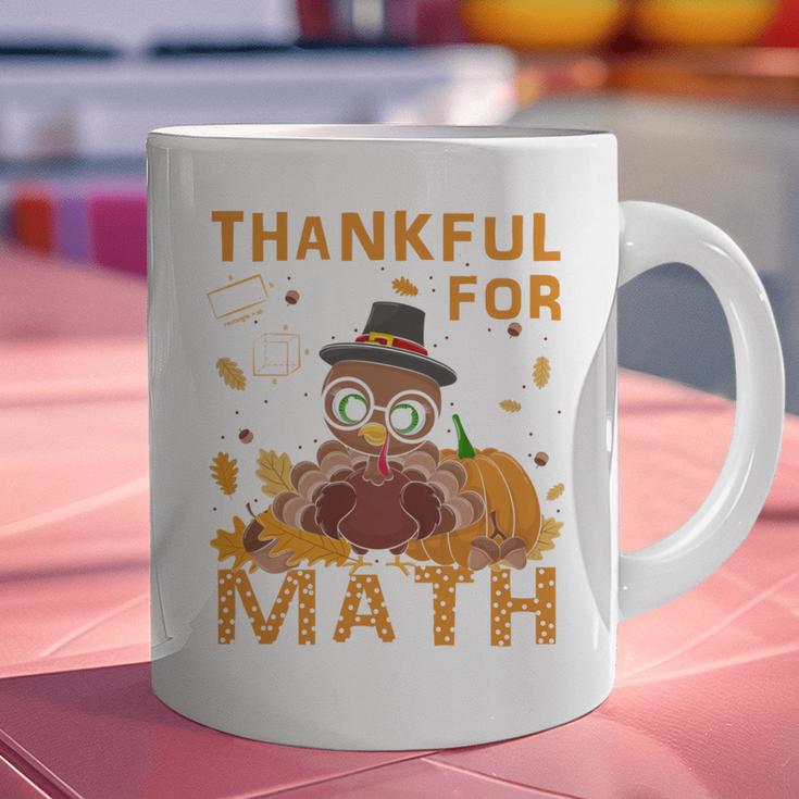 Thankful Math Turkey Teacher Happy Thanksgiving Graphic Print Coffee Mug, gift for family, gift for coworker Thankful Math Turkey Teacher Happy Thanksgiving Graphic Print Coffee Mug, gift for family, gift for coworker