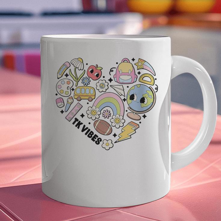 TK Vibes Back To School TK Kid Girl TK Team TK Teacher Women Graphic Print Coffee Mug, gift for family, gift for coworker