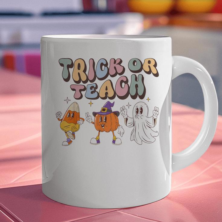 Trick Or Teach Candy Corn Pumpkin Ghost Teacher Graphic Print Coffee Mug, gift for family, gift for coworker Trick Or Teach Candy Corn Pumpkin Ghost Teacher Graphic Print Coffee Mug, gift for family, gift for coworker