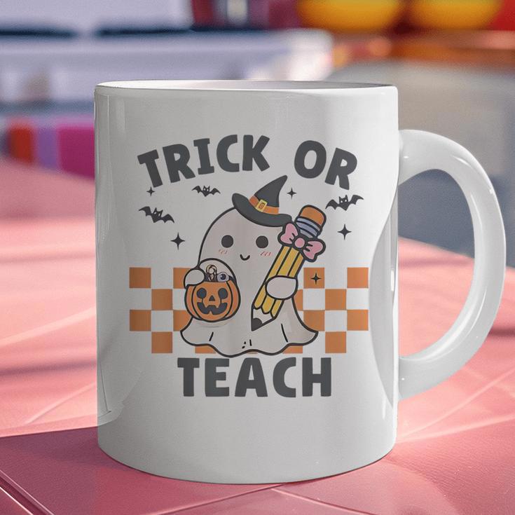 Trick Or Teach Teacher Graphic Print Coffee Mug, gift for family, gift for coworker Trick Or Teach Teacher Graphic Print Coffee Mug, gift for family, gift for coworker