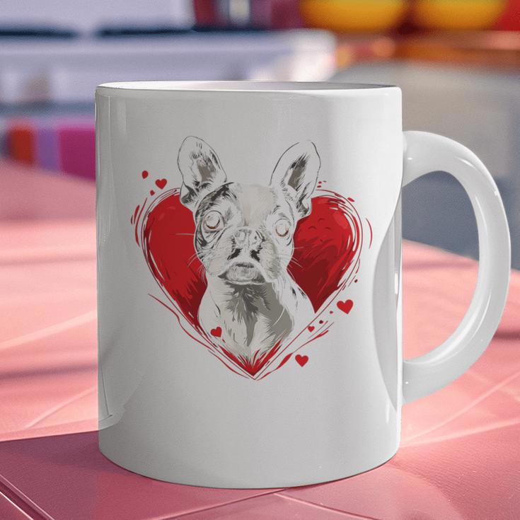 Valentine's Day Boston Terrier Dog Graphic Print Coffee Mug, gift for family, gift for coworker