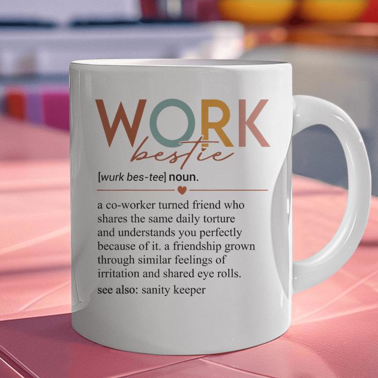 Vintage Work Bestie Definition Teachers Nurses Boss Women Graphic Print Coffee Mug, gift for family, gift for coworker Vintage Work Bestie Definition Teachers Nurses Boss Women Graphic Print Coffee Mug, gift for family, gift for coworker