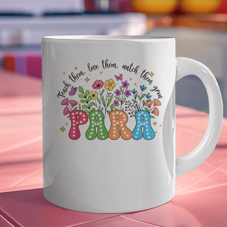 Wildflower Para Floral Paraprofessional Paraeducator Teacher Graphic Print Coffee Mug, gift for family, gift for coworker Wildflower Para Floral Paraprofessional Paraeducator Teacher Graphic Print Coffee Mug, gift for family, gift for coworker