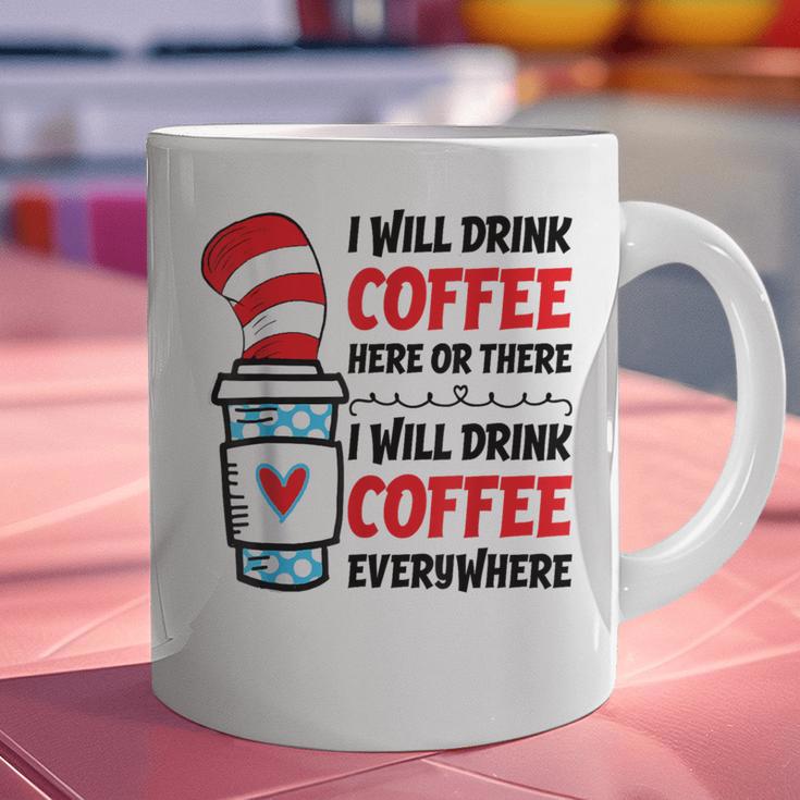 I Will Drink Coffee Here Or There Funny Teacher Teaching Men Women Girls Kids Graphic Print Coffee Mug, gift for family, gift for coworker I Will Drink Coffee Here Or There Funny Teacher Teaching Men Women Girls Kids Graphic Print Coffee Mug, gift for family, gift for coworker