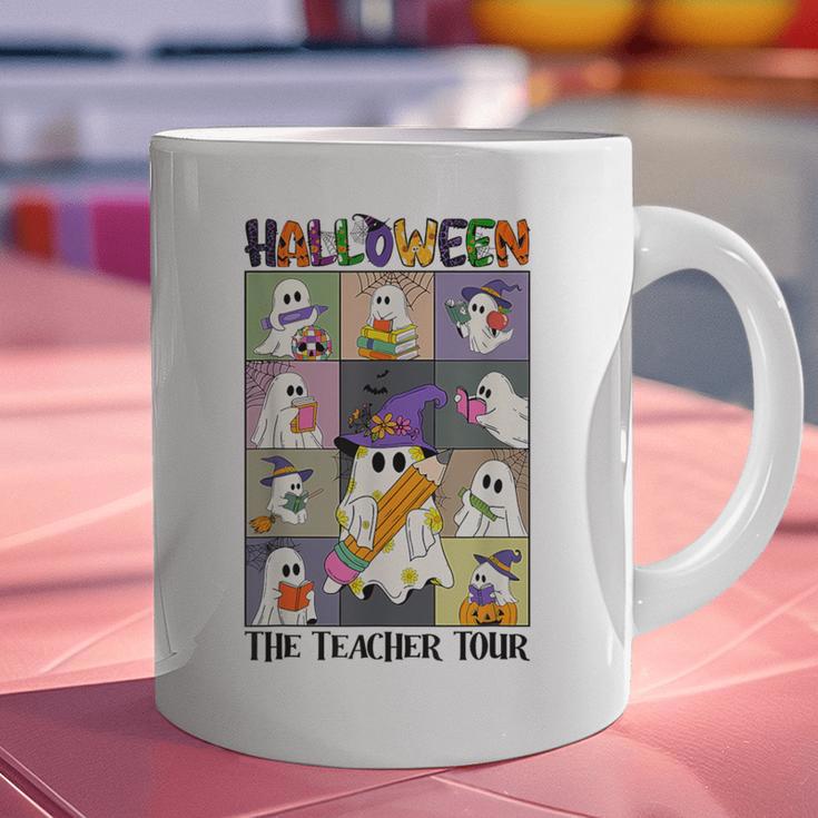 Women Halloween The Teacher Tour Ghosts Pencil Pumpkins Graphic Print Coffee Mug, gift for family, gift for coworker Women Halloween The Teacher Tour Ghosts Pencil Pumpkins Graphic Print Coffee Mug, gift for family, gift for coworker
