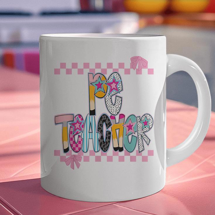 Women PE Teacher Back To School Physical Education Teacher Graphic Print Coffee Mug, Pe Teacher Mugs, gift for family, gift for coworker