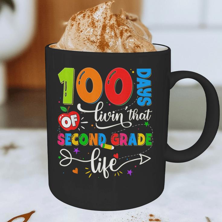 100 Days Of Living That 2nd Grade Life Boy Girl Teacher Graphic Print Coffee Mug, novelty gifts, funny gifts 100 Days Of Living That 2nd Grade Life Boy Girl Teacher Graphic Print Coffee Mug, novelty gifts, funny gifts