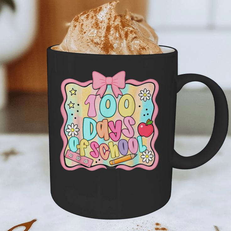 100 Days Of School Preppy 100th Day Of School Teacher Kids Graphic Print Coffee Mug, novelty gifts, funny gifts 100 Days Of School Preppy 100th Day Of School Teacher Kids Graphic Print Coffee Mug, novelty gifts, funny gifts