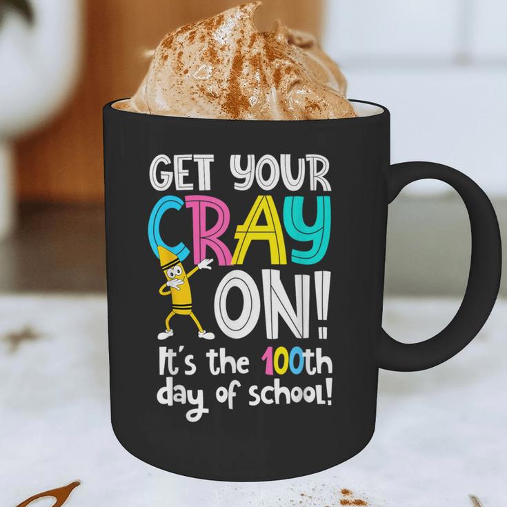 100th Day Of School Get Your Cray On Teacher Graphic Print Coffee Mug, novelty gifts, funny gifts 100th Day Of School Get Your Cray On Teacher Graphic Print Coffee Mug, novelty gifts, funny gifts