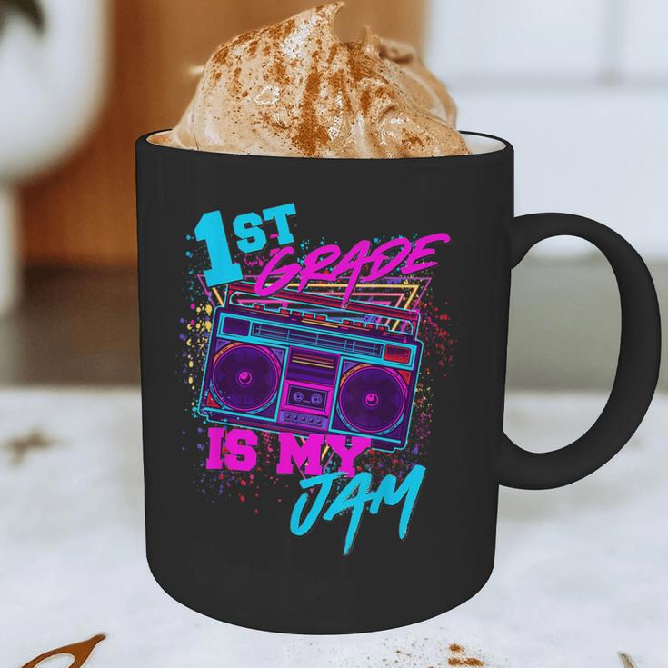 1st Grade Is My Jam Vintage 80s 80's Teacher Student Retro Graphic Print Coffee Mug, novelty gifts, funny gifts 1st Grade Is My Jam Vintage 80s 80's Teacher Student Retro Graphic Print Coffee Mug, novelty gifts, funny gifts