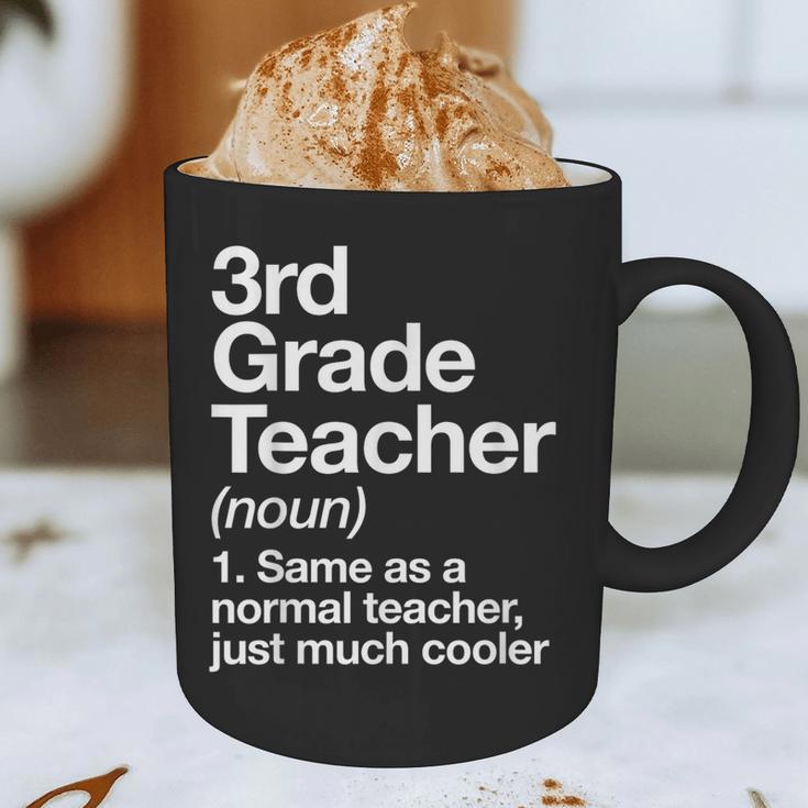 3rd Grade Teacher Definition Back To School First Day Graphic Print Coffee Mug, novelty gifts, funny gifts