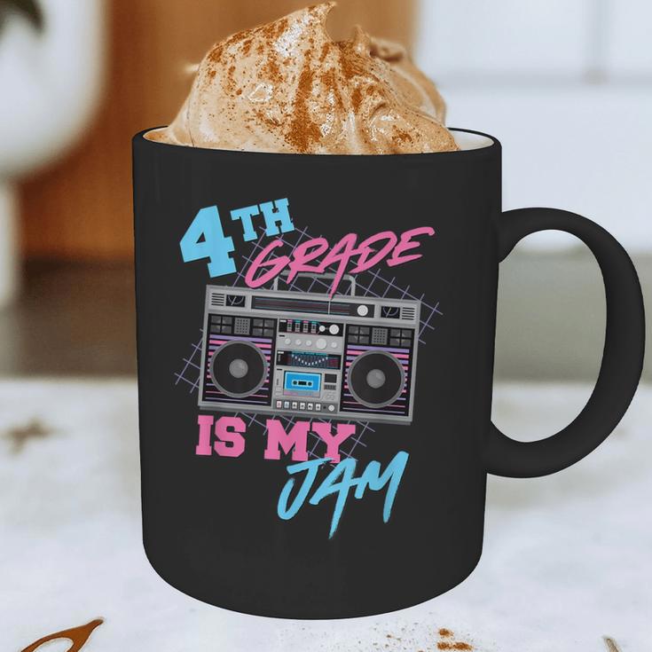 4th Grade Is My Jam Vintage 80s Boombox Teacher Student Graphic Print Coffee Mug, novelty gifts, funny gifts 4th Grade Is My Jam Vintage 80s Boombox Teacher Student Graphic Print Coffee Mug, novelty gifts, funny gifts