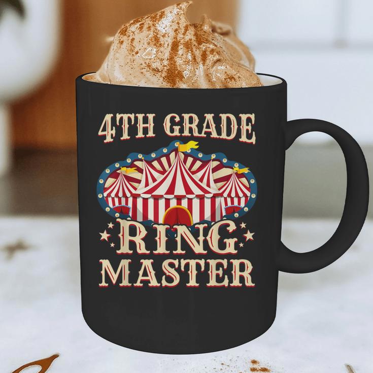 4th Grade Ringmaster Shirt 4th Grade Teacher Shirts Teacher Men Women Kids Graphic Print Coffee Mug, novelty gifts, funny gifts