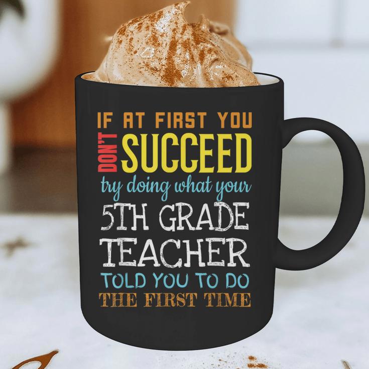 5th Grade Teacher Appreciation Graphic Print Coffee Mug, novelty gifts, funny gifts