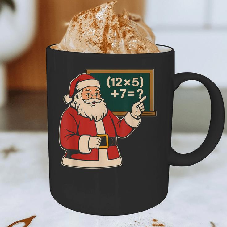67 Teacher Christmas Santa Six Seven Meme Brainrot Math Joke Graphic Print Coffee Mug, novelty gifts, funny gifts